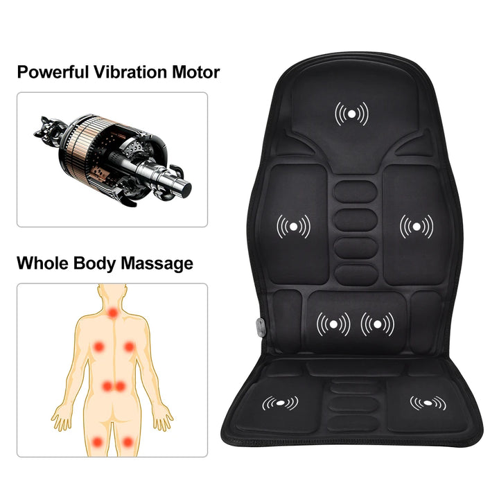 Massager Chair Pad Electric Heating Vibrating