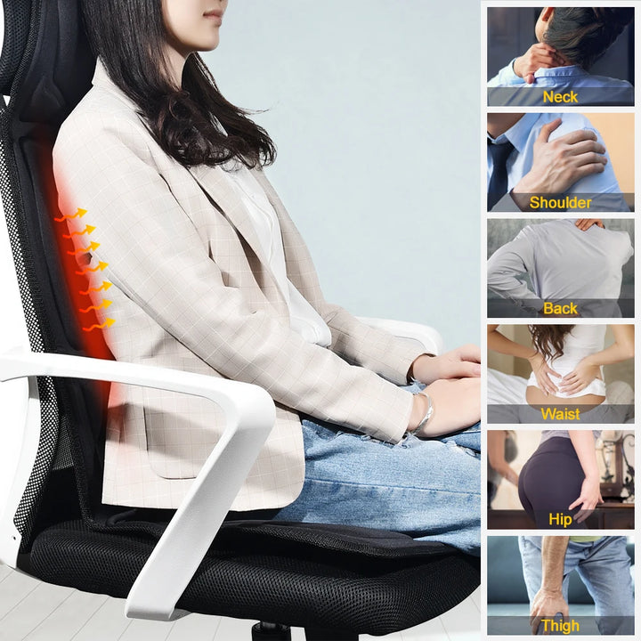 Massager Chair Pad Electric Heating Vibrating