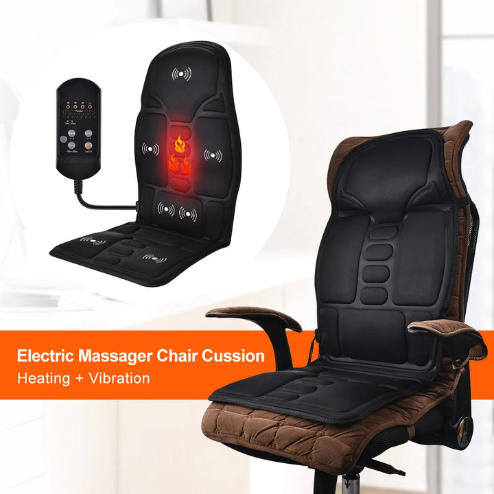 Massager Chair Pad Electric Heating Vibrating