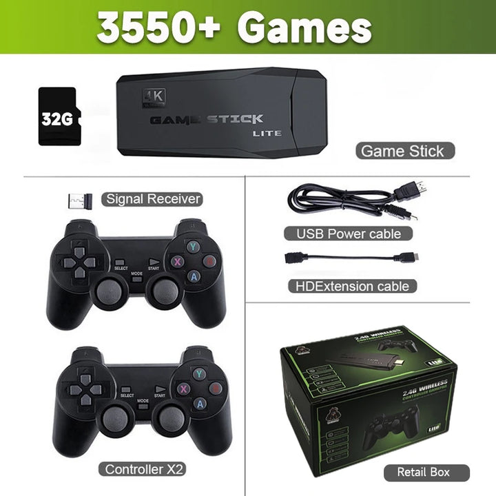 Video Game Stick Lite 4K HD